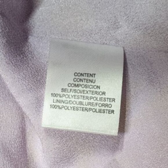 WAYF Dress Mabel Lavender Tropical Halter Coquette Ruffle Smocked Party Lined S - Picture 8 of 15